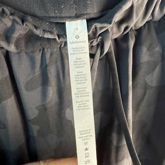 Lululemon Luxtreme Pants Keep Moving High-Rise 7/8 Ingonito Camo Multi Gray  4 - Picture 7 of 12